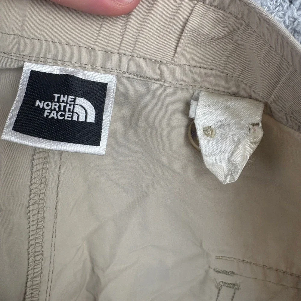 North Face Convertible Pants Mens XXL 42x36 Tan Zip Off Hiking Gorpcore Utility